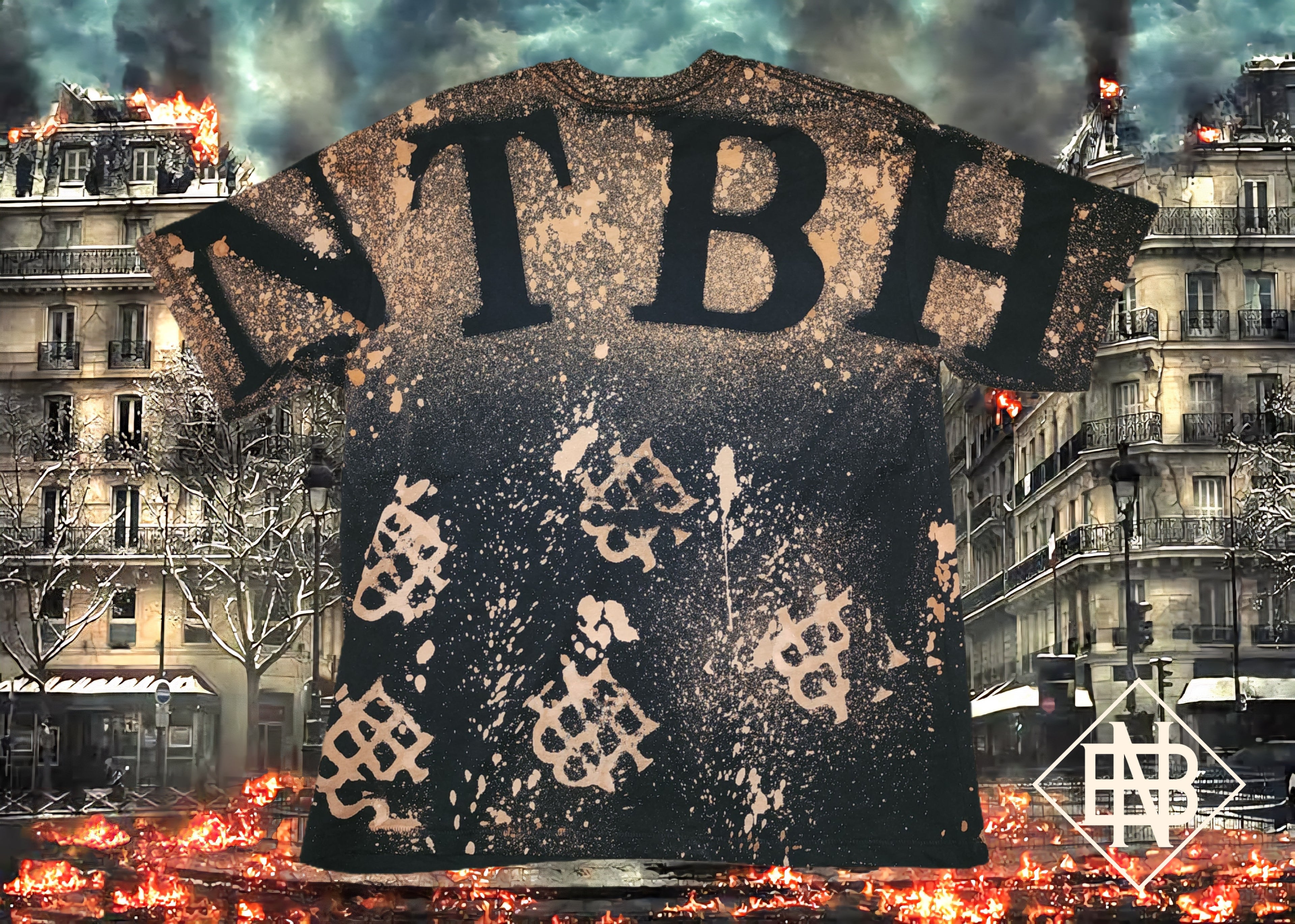 "N.B.H 1 of 1" Washed T-Shirt